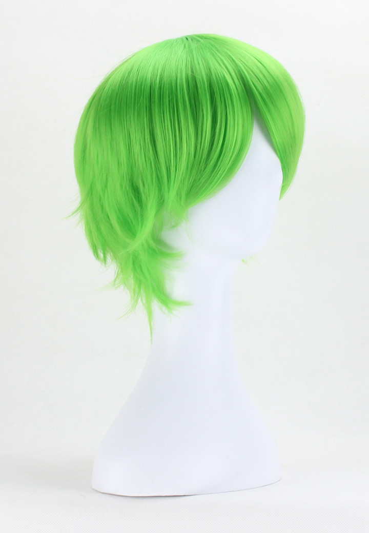 植木的法则 植木耕助 草绿色反翘短发 高温丝动漫cosplay假发