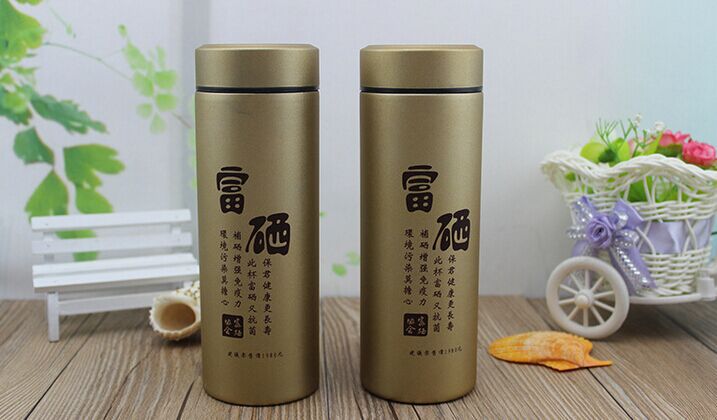 正品富硒养生保温杯 健康抗菌紫砂养生保温杯广告礼品杯现货批发