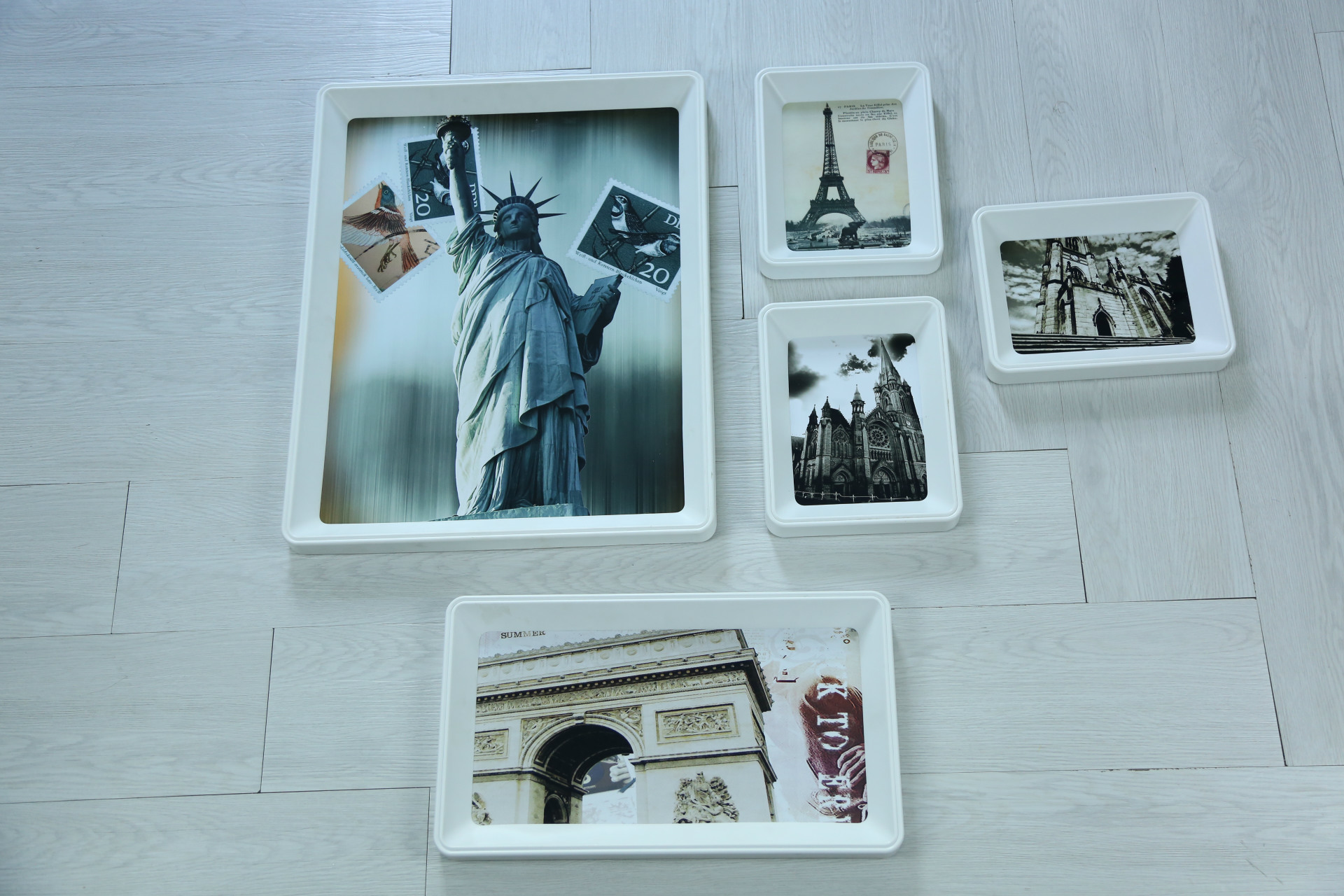 新生活十全十美10框照片墙欧式简约装饰挂画塑料相框墙厂家批发