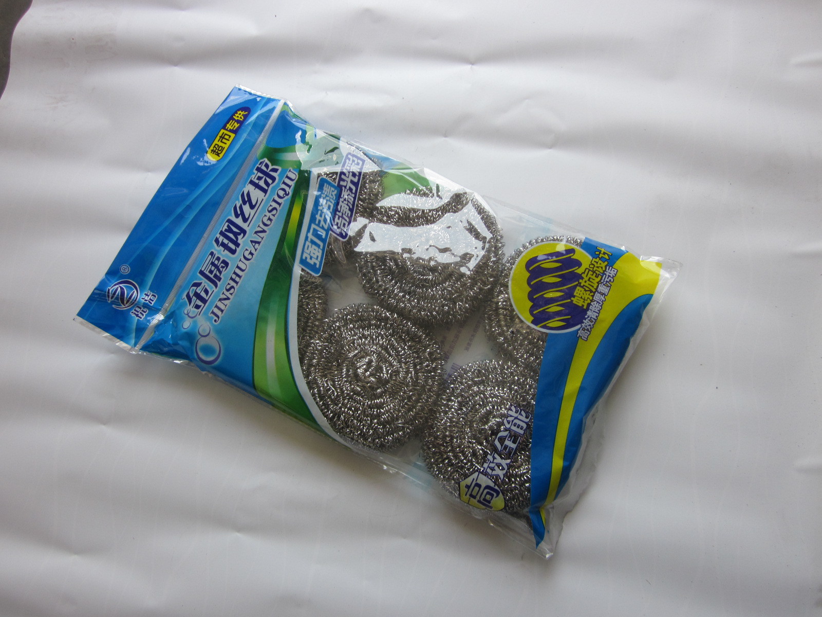 清洁球批发 6个装不锈钢清洁球钢丝球 高效除污渍厨房用品清洁球