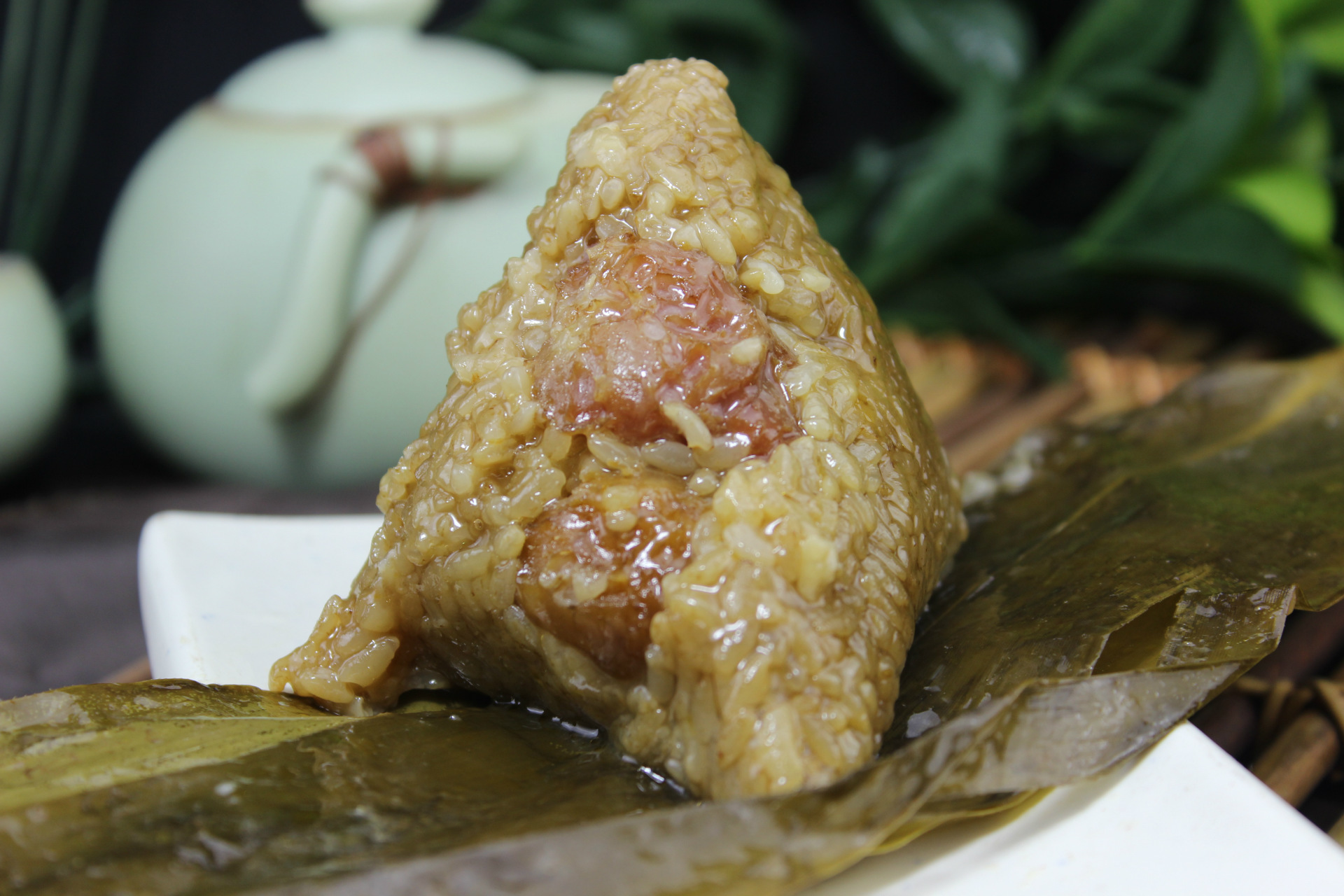 批发零售团购真真老老新鲜速冻赤豆蜜枣粽140g/只 端午节礼品粽子