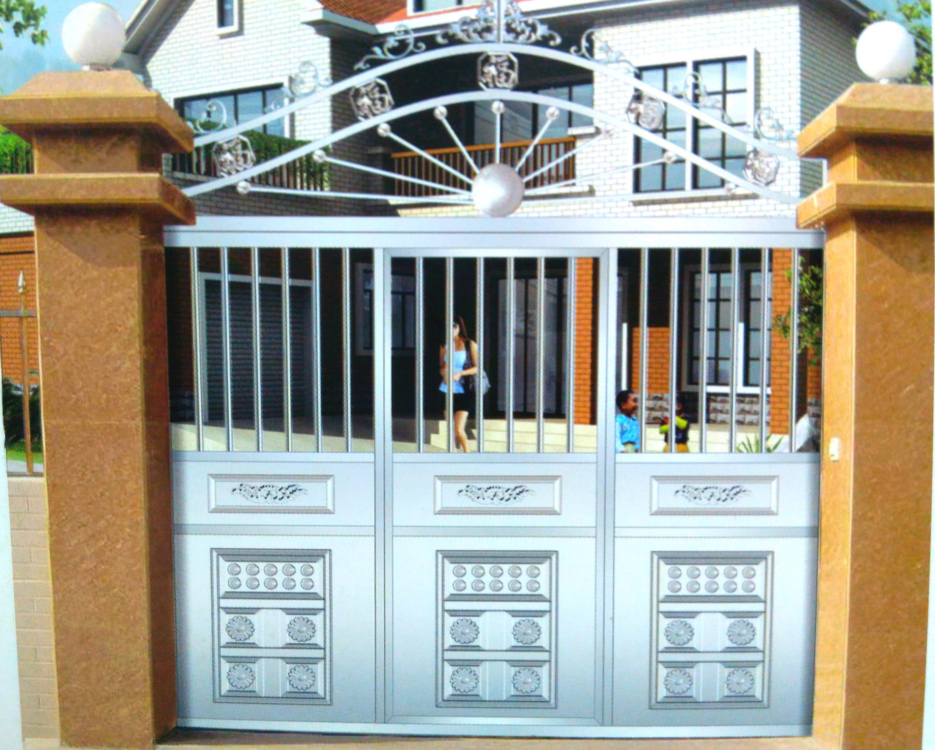 优惠定制 304加厚不锈钢电动移门 电动