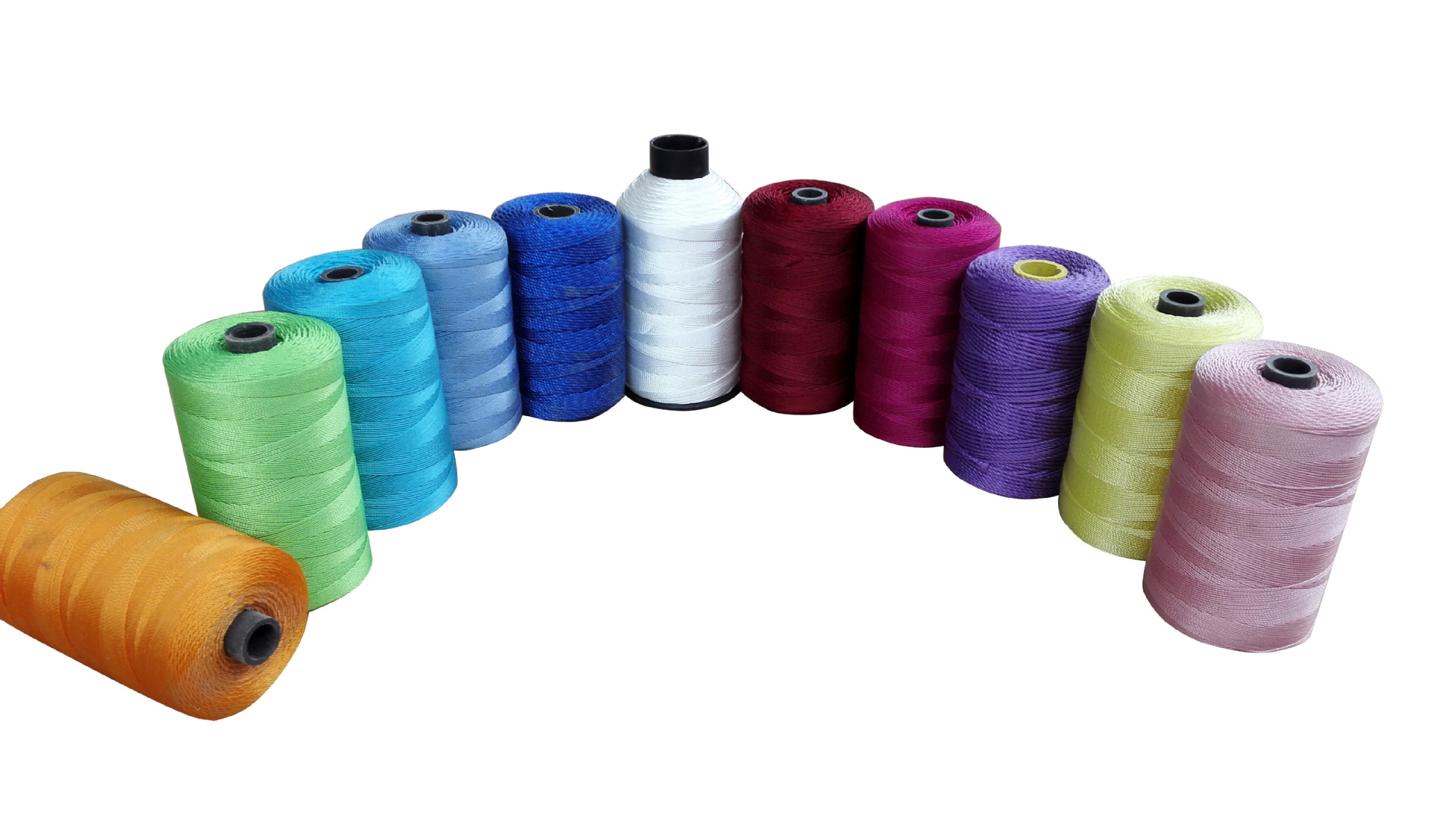 高强涤纶线尼龙线渔网线彩色本白厂家直销江苏化纤