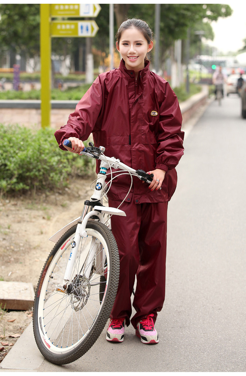 品牌厂家保质供应好雨衣雨裤套装 成人户外骑行摩托车雨衣雨披