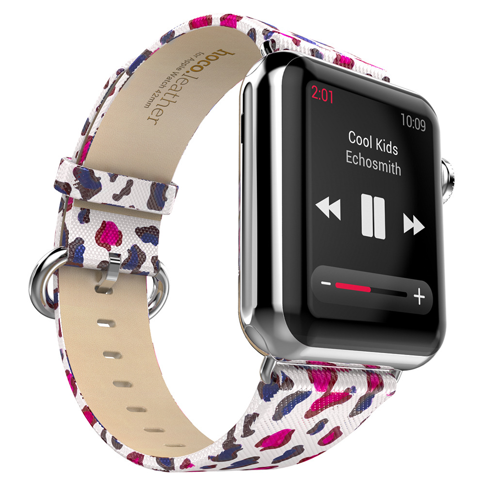 浩酷apple watch series2手表表带明星款iwatch表带真皮连接器