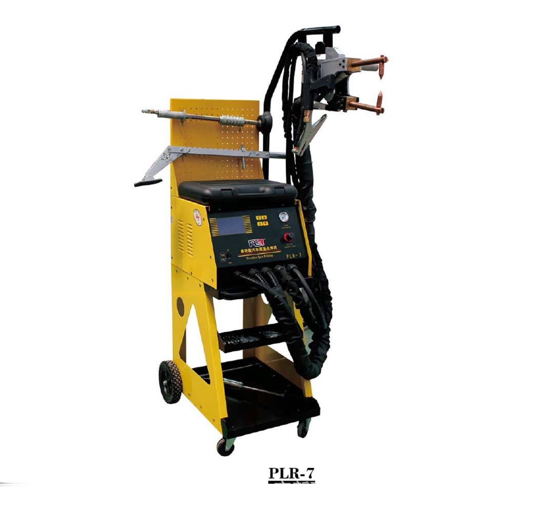 多功能汽车钢铁车身气动双面电阻点焊机钣金修复整形机plr7