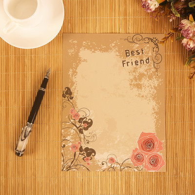 情书信纸_唯美小清新信纸 创意复古浪漫情书一包8张/包 - 阿里巴巴