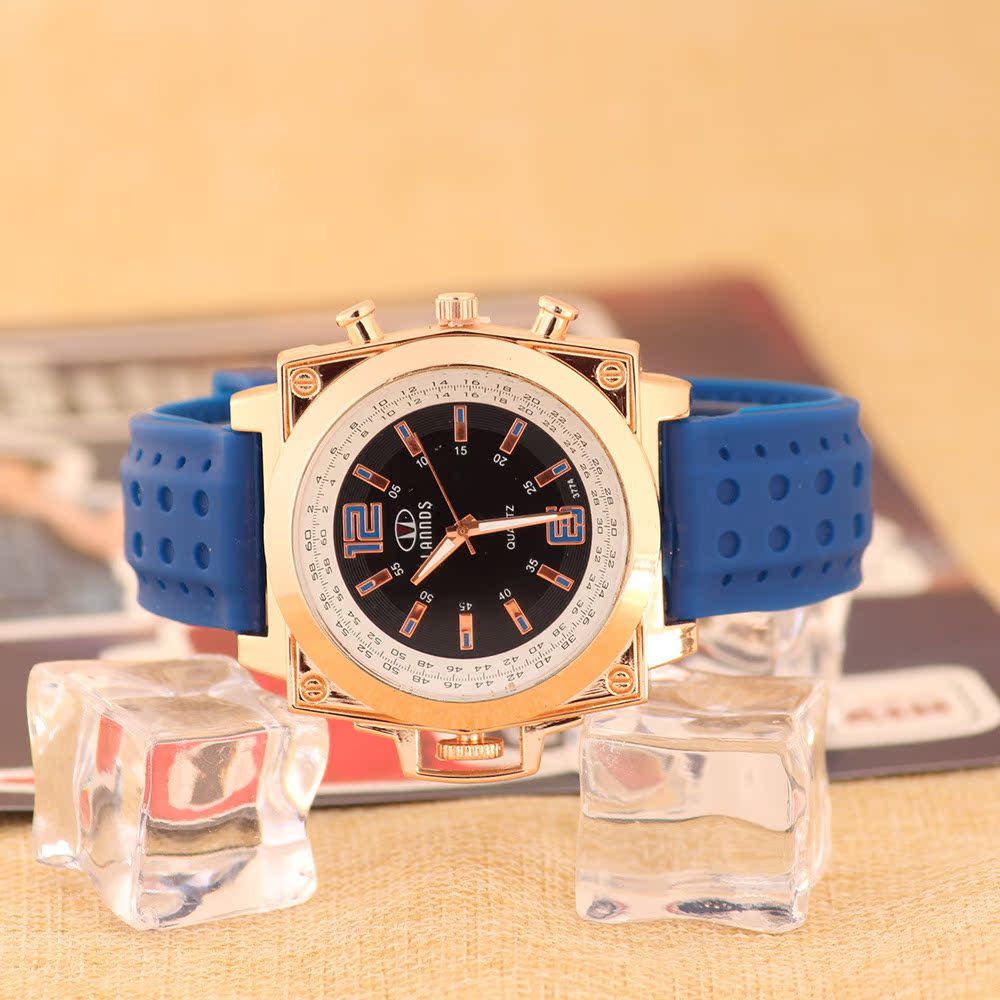 热销remand加厚大表盘男士手表时尚休闲手表 石英表3774