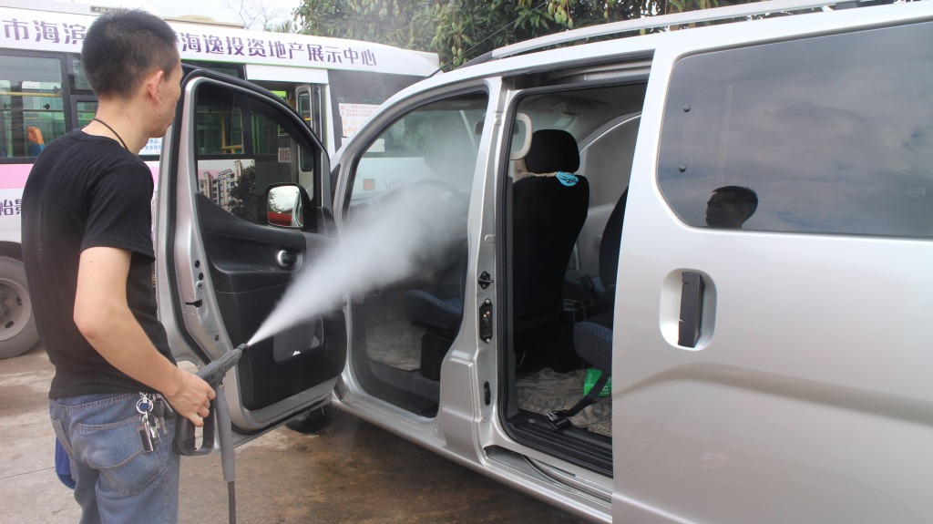 移动上门蒸汽洗车机厂家直销洗车设备小区便捷洗车设备