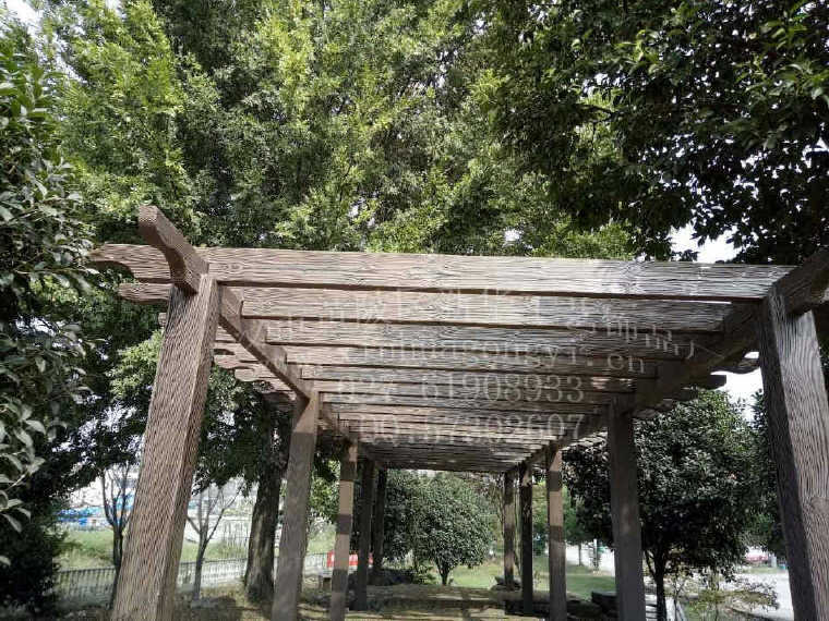 仿木水泥廊架模具