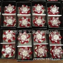 厂家出售日本莲花浮水蜡烛工艺蜡烛各种花型水漂香熏蜡烛