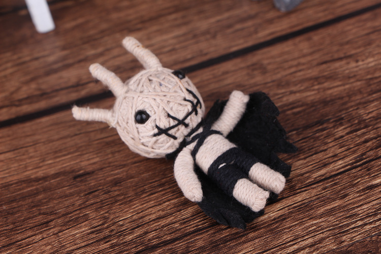 精美新奇特手工小号巫毒娃娃小挂件娃娃地摊玩具批发厂家直销