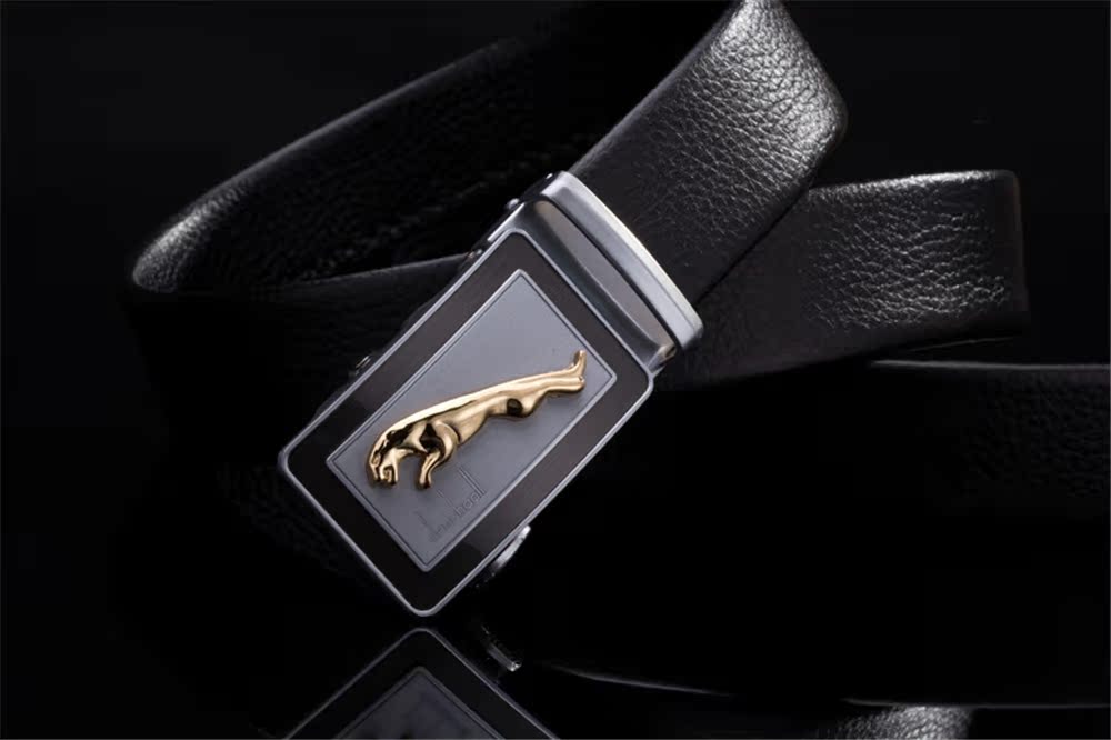 豹子皮带男士真皮头层牛皮皮带 商务休闲软皮腰带 厂家批发