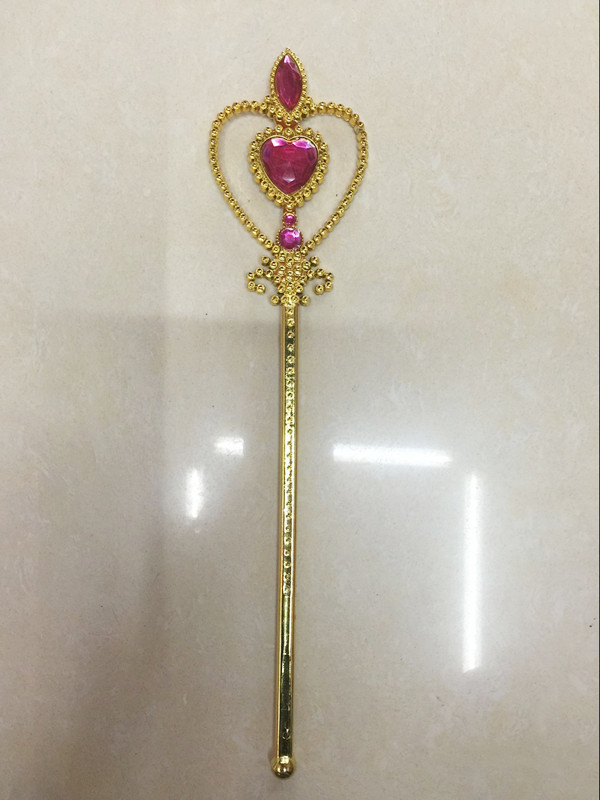 2016新款儿童冰雪奇缘公主爱心魔法棒舞台表演道具权杖仙女棒