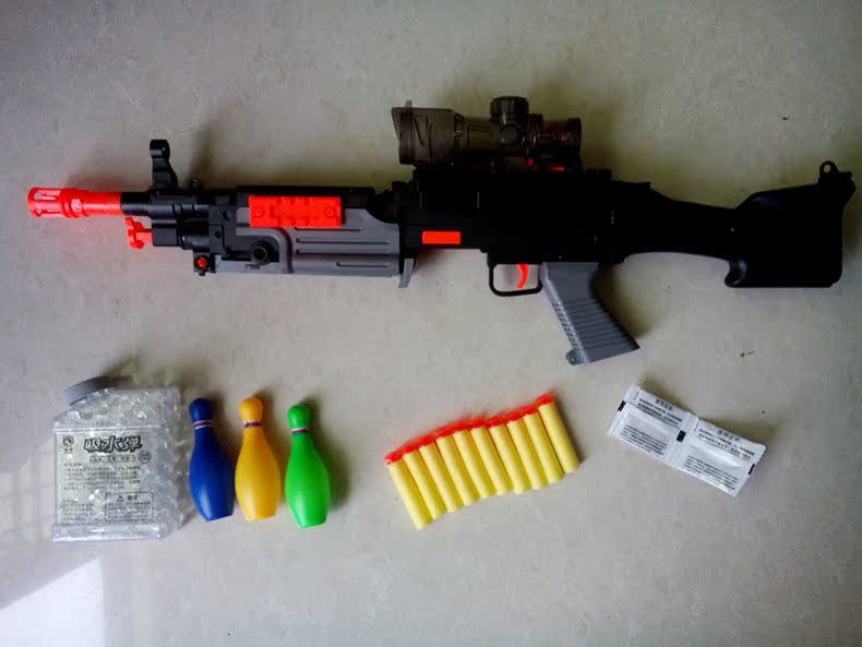 用纸箱做玩具枪步骤图片