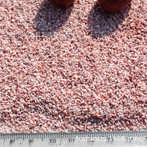 彩色细沙子 1-2mm大红色彩砂 红沙 砂子