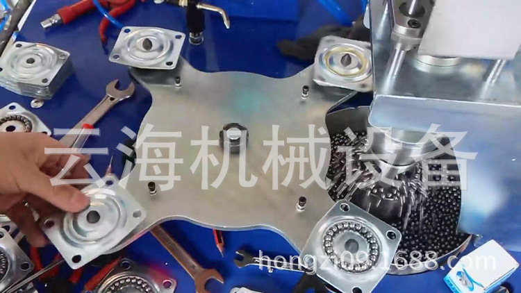 单工位-脚轮黄油钢珠自动加注机 (18)