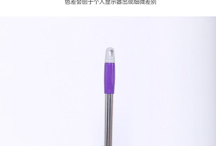 Wholesale stainless steel rod flat mop, wooden floor telescopic hand-wash-free flat support, steel clamp flat mop pic 6