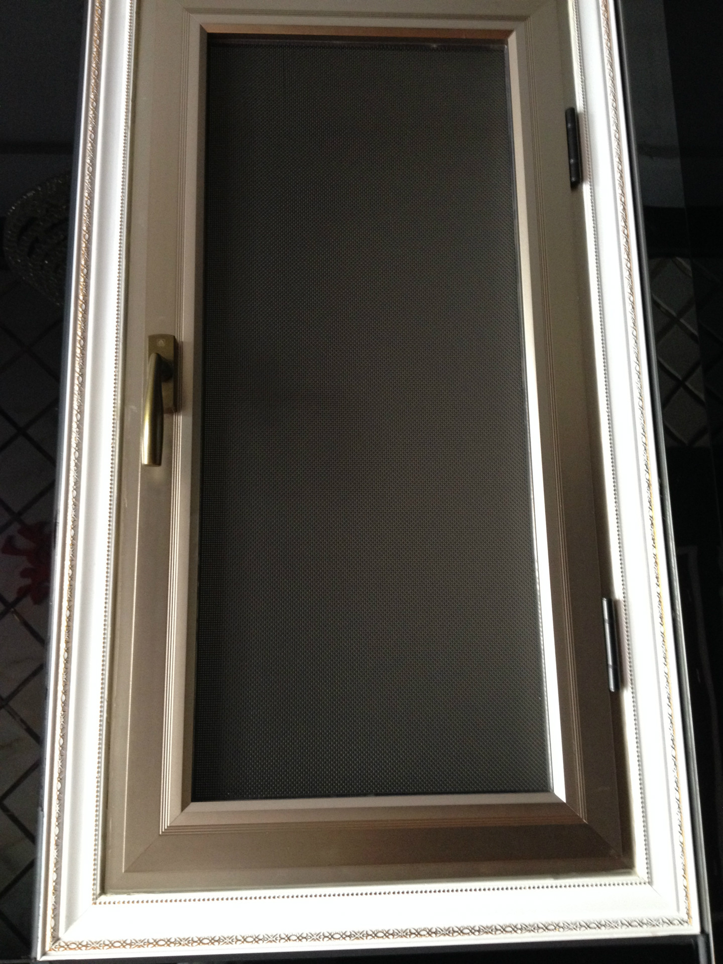 防盗防蚊平开纱窗制作美观得体304不锈钢金钢网厂家低价批发零售 - pc