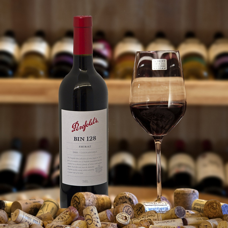 进口澳洲奔富红酒pe