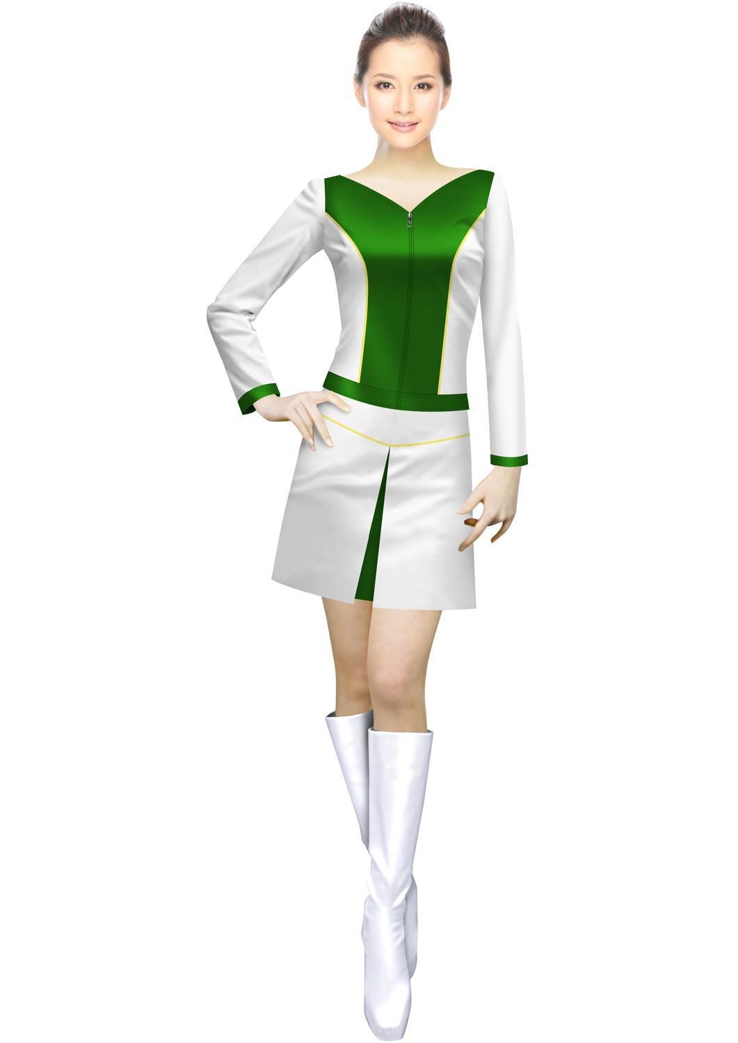 促销服定制广告牛奶啤酒饮料促销员演艺服 促销服厂家定做logo