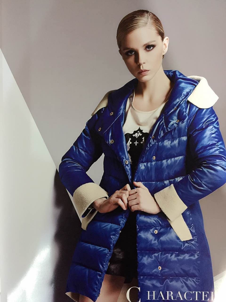 水映14冬装 羽绒服 大衣 棉衣 杭州深圳广州品牌女装折扣