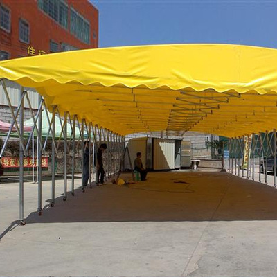 厂价直销 活动推拉篷 移动车棚 伸缩篷 广场停车棚