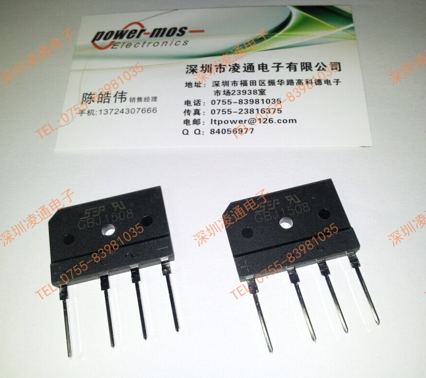 原装正品,品质保证 产品参数: 主营sep 整流桥/桥堆 型号 gbu系列