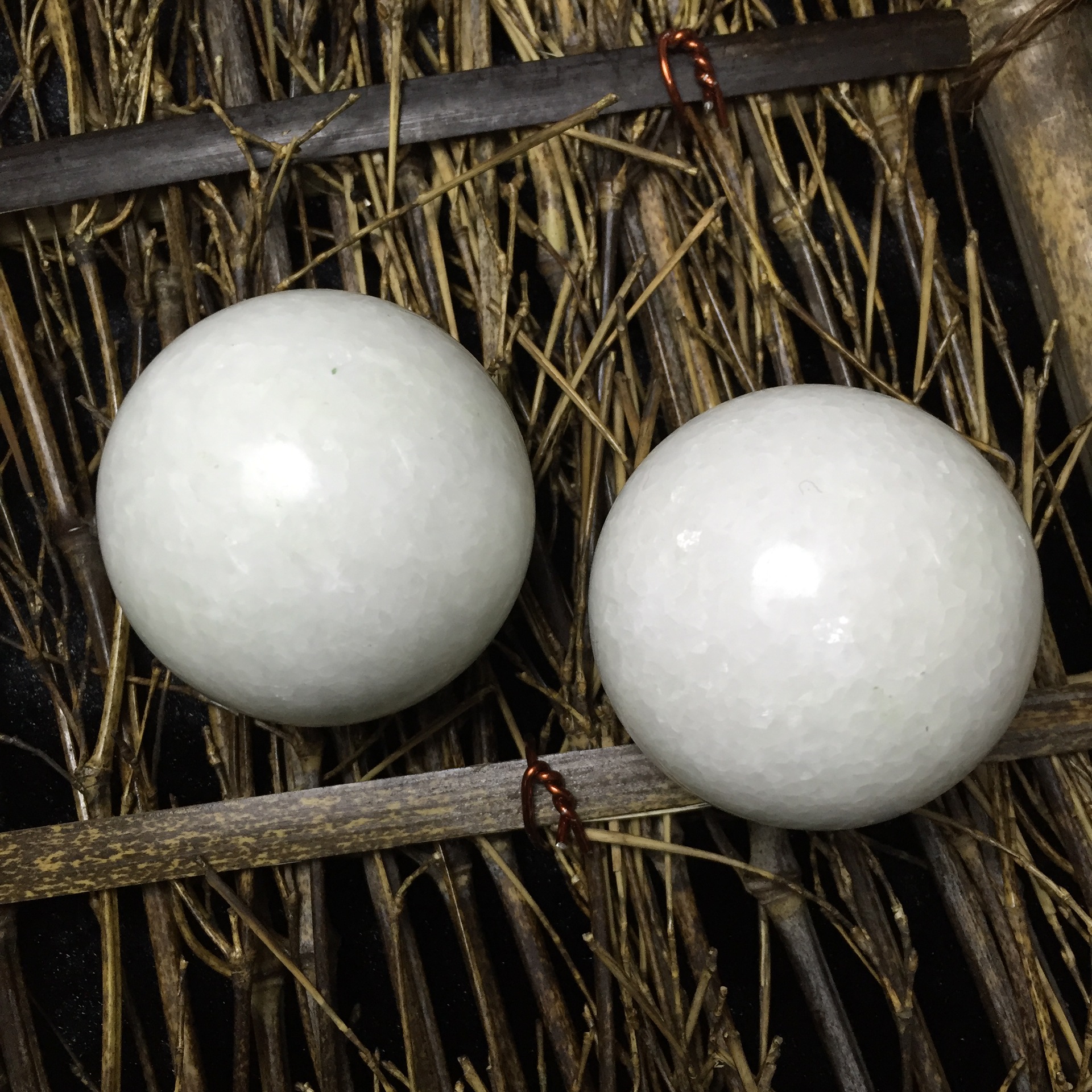 厂家直销 天然 玉石汉白玉 大理石健身球 老年保健球 手球