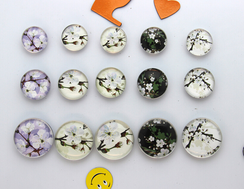 创意水晶玻璃冰箱贴 免费贴照片 磁贴磁铁定做 水晶家用礼品