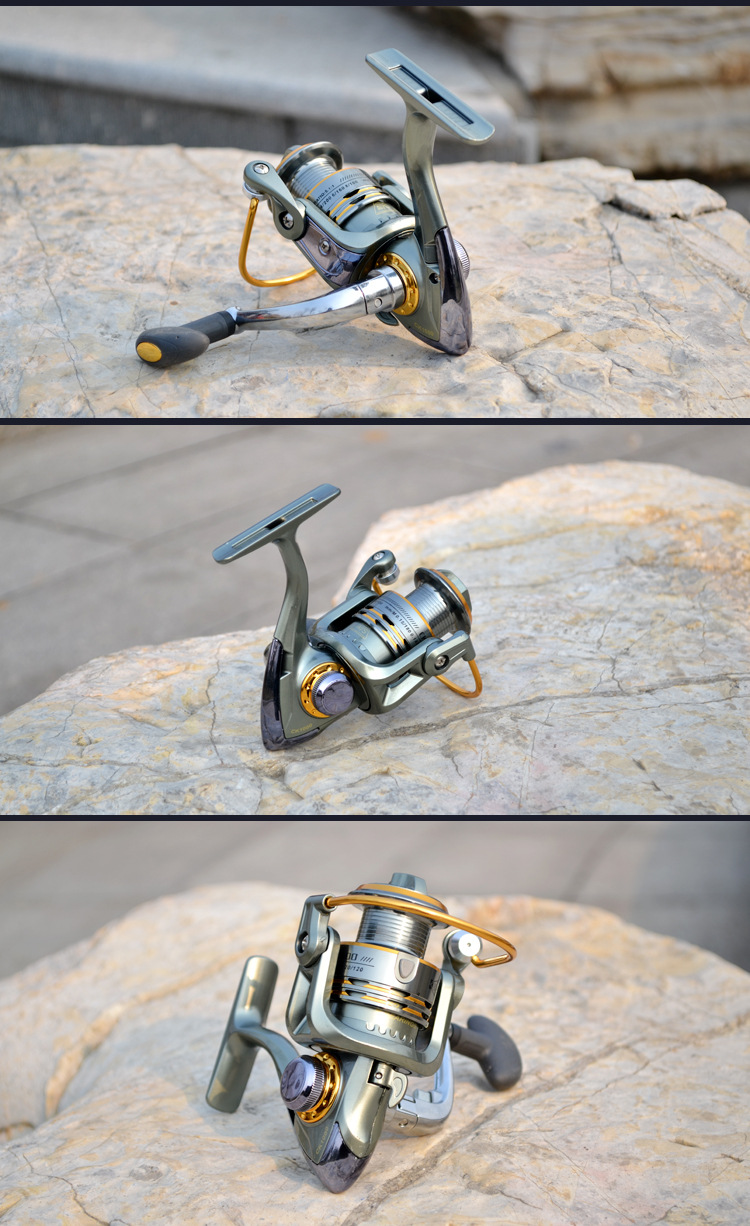 海竿矶钓竿全金属渔轮12 1轴ck500-6000前卸力鱼线轮海钓轮鱼线轮