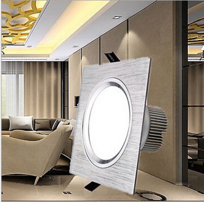 筒灯-方型单头筒灯 3w5w7w9w12