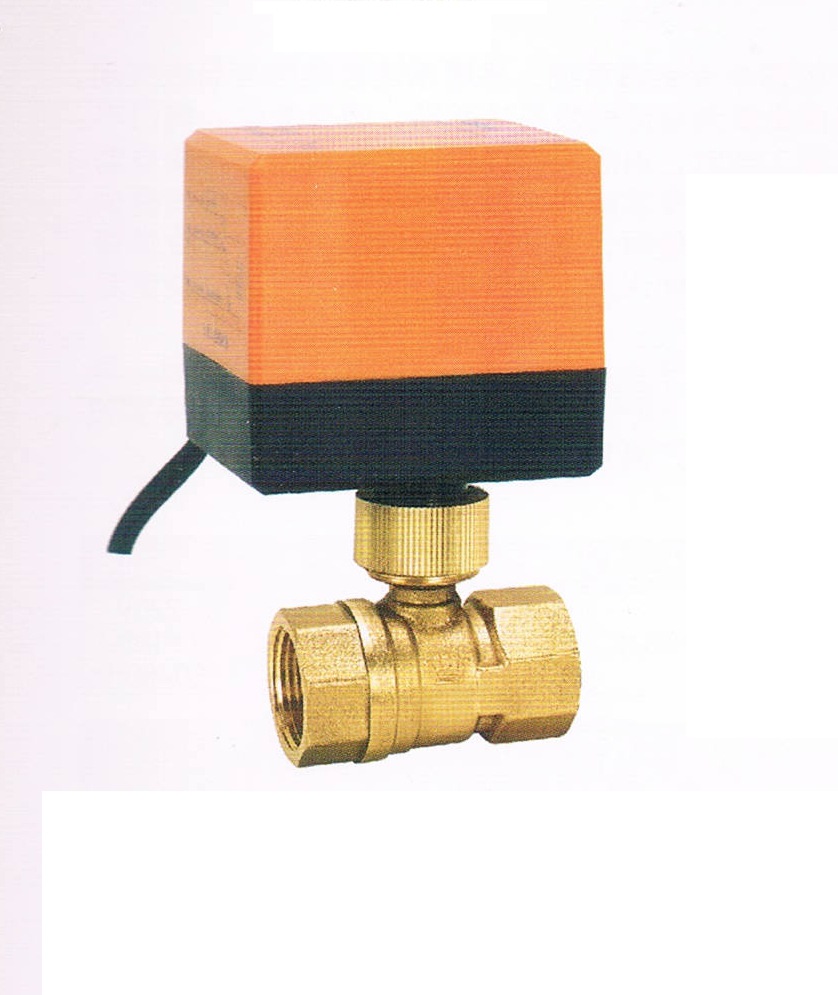 皇冠阀门黄铜电动二通球阀电动球阀电动阀电动二通阀