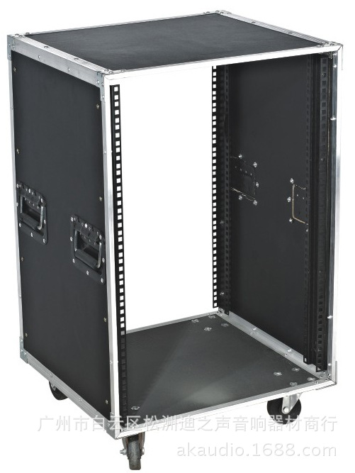 16u木门简易机柜 拆装机柜 航空机柜