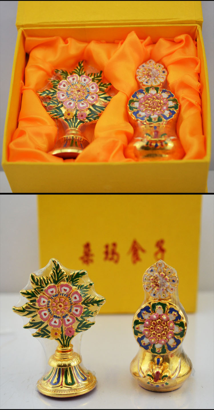 食子朵玛佛教 佛宝 佛前八供铜朵玛(食子 花)供佛珍贵吉祥供品