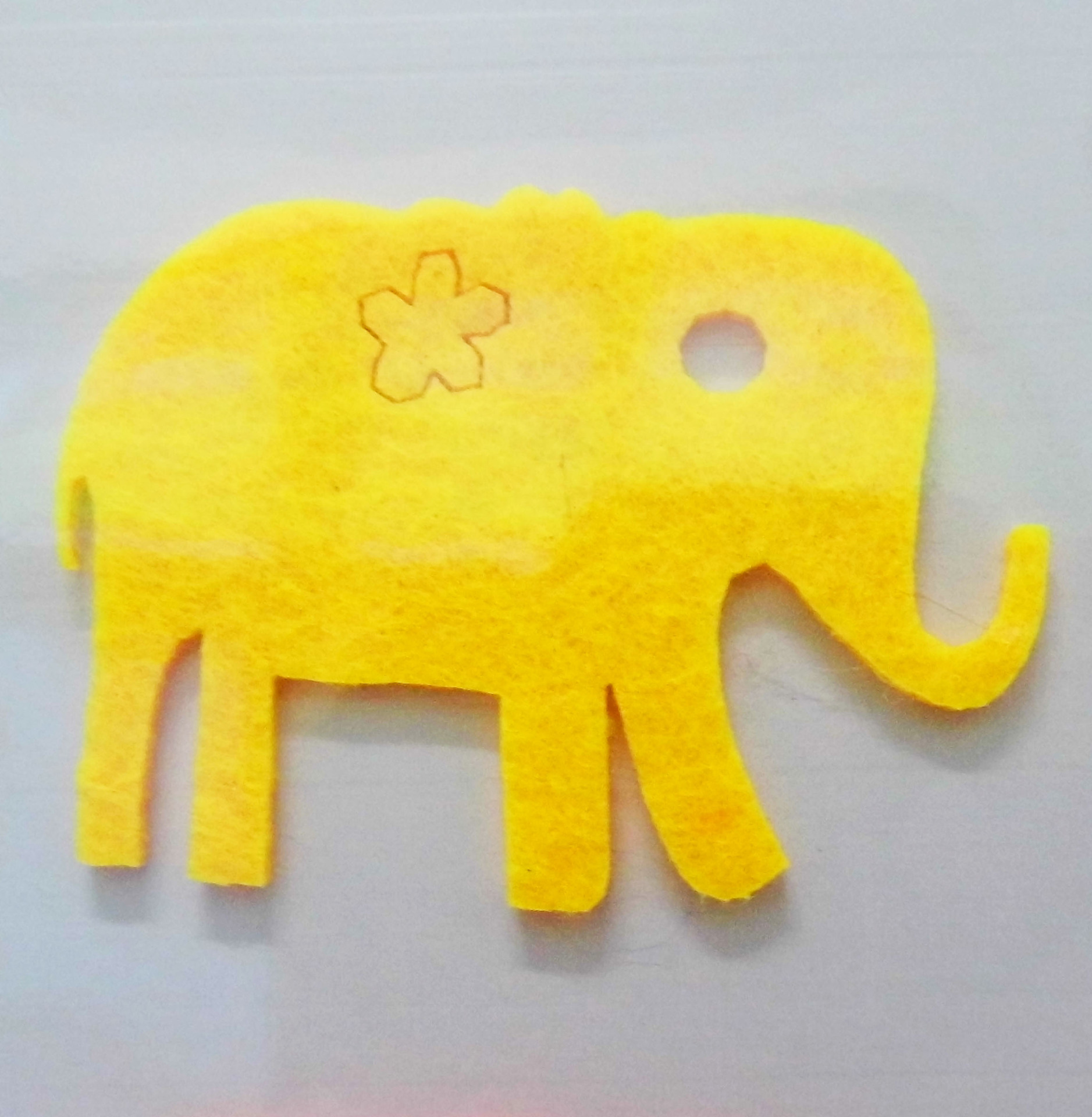 石狮厂家供应2mm厚无纺布大象装饰墙贴