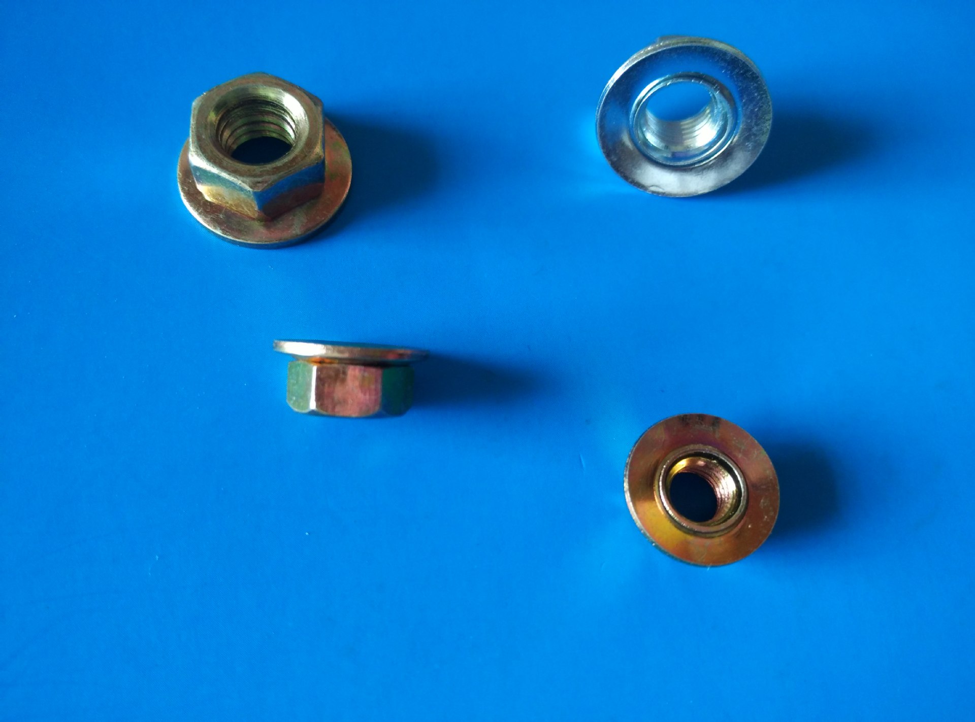 供盘帽m10 带垫螺母 组合螺母 盘形螺帽 带介螺母