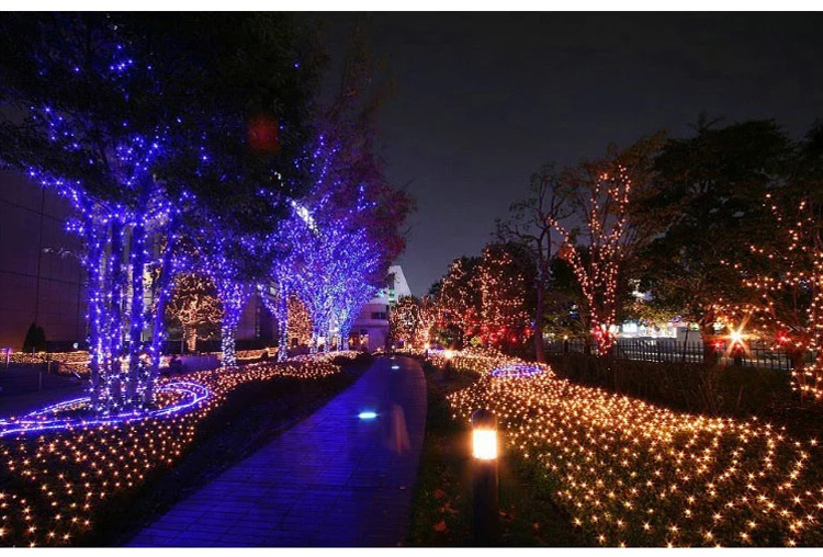 led樱花挂件草坪灯 太阳能灯串 圣诞花园 家居装饰彩灯 厂家直销