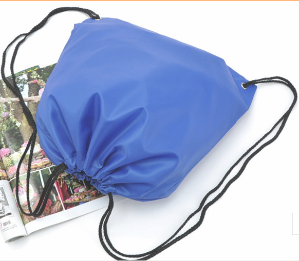 定做全棉束口袋 环保全涤抽绳收紧肩背背包收口购物袋子个性定制