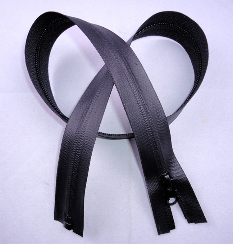 供应5尼龙tpu户外防水拉链背拉拉链自动头开尾尼龙拉链