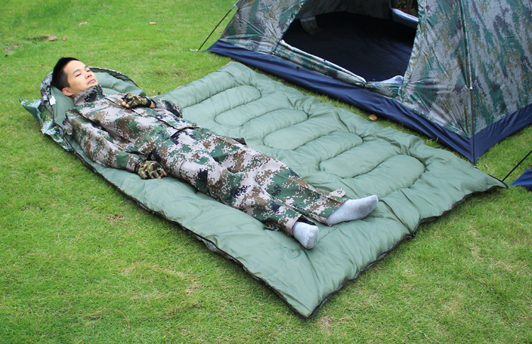 07式数码迷彩睡袋信封式睡袋 户外单人帐