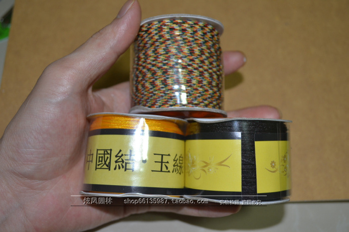 台湾玉线佛珠线 星月菩提用线粗1.5毫米硬绳 无弹力菩提根穿珠线