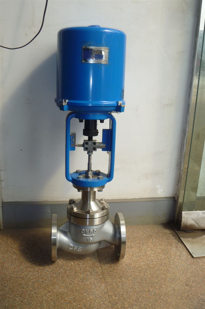 厂家直销 电动单座调节阀zdlp 电子式调节阀 法兰铸钢调节阀