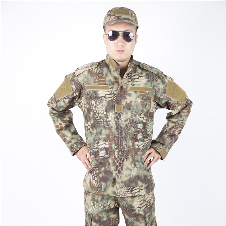 cp新款丛林特种兵蟒纹作训服 cs作战迷彩训服套装 现货批发