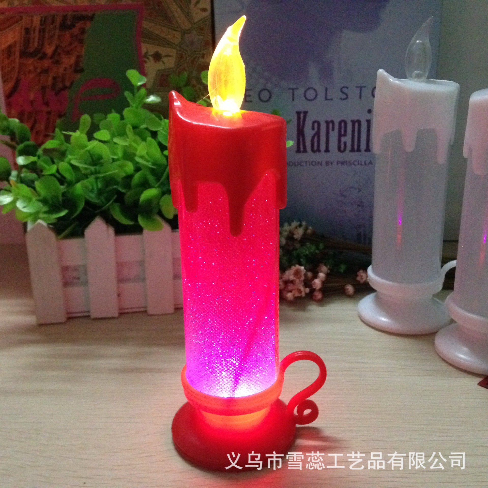 led仿真蜡泪电子蜡烛外贸出口圣诞装饰蜡烛酒店餐厅家居橱窗摆件