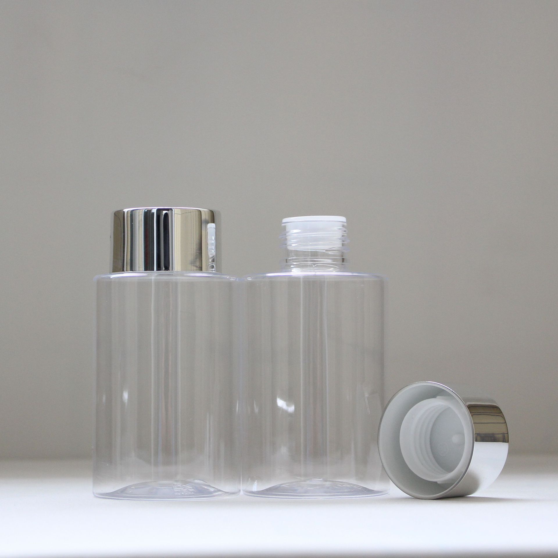 全新工艺 120ml 毫升uv电镀双层盖爽肤水瓶 化妆品包材 可调色