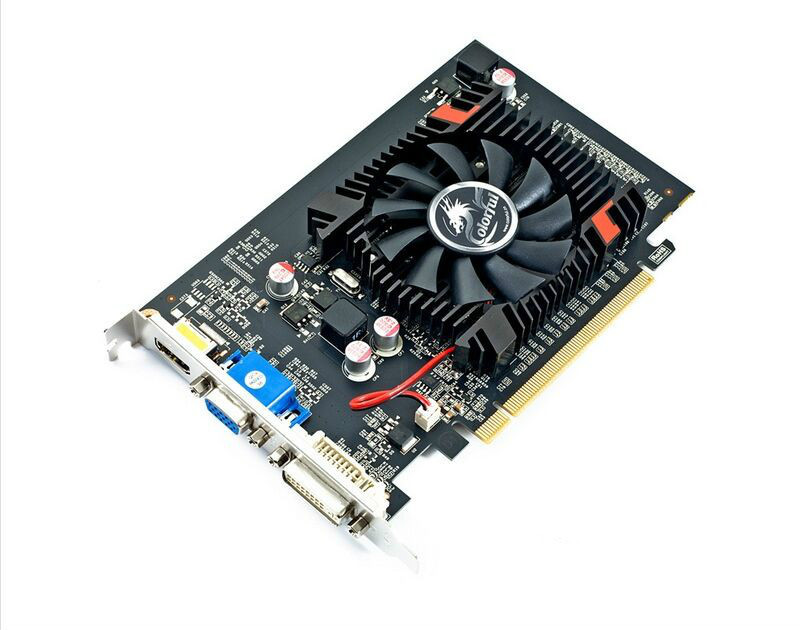七彩虹gt610 cf黄金版-2g d3台式电脑独立显卡 高清游戏显卡