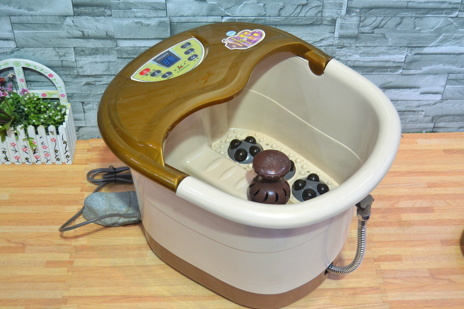 足浴盆全自动按摩洗脚盆电动按摩泡脚桶康豪kh8836 深桶泡脚盆