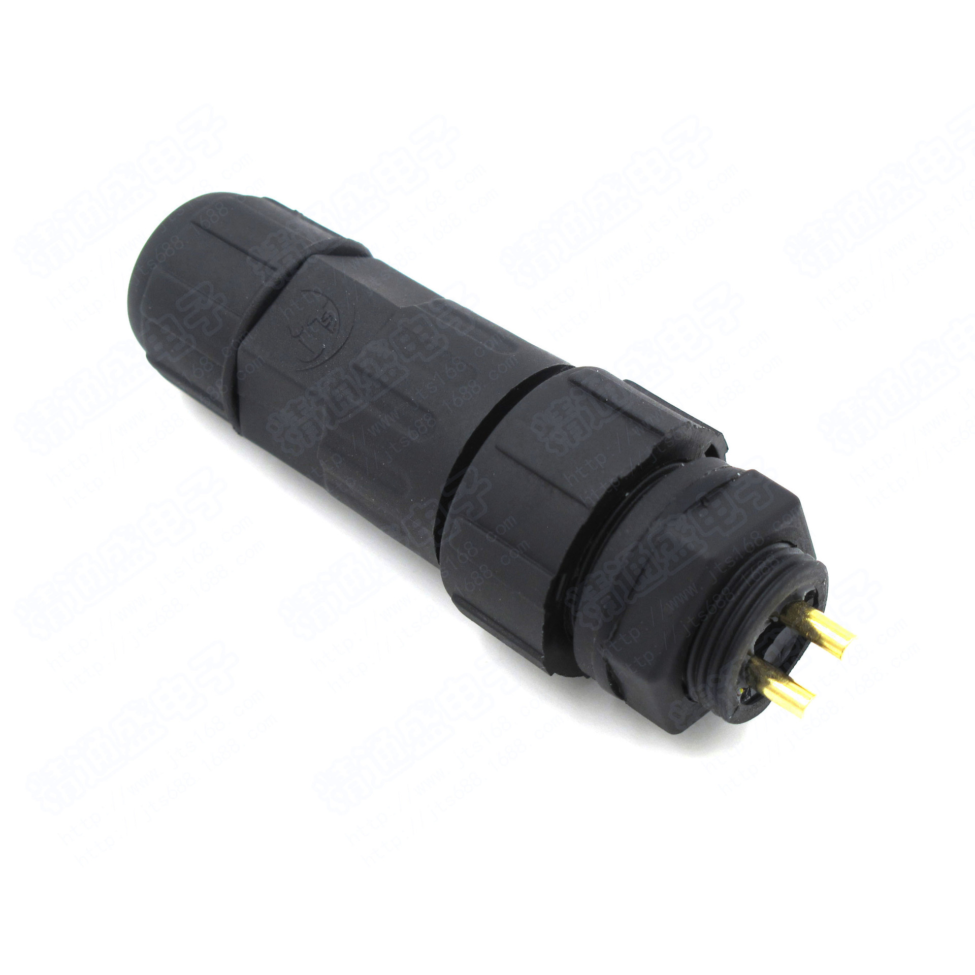 厂家直销 尼龙防水接头 防水连接器 耐高温2芯led防水连接器