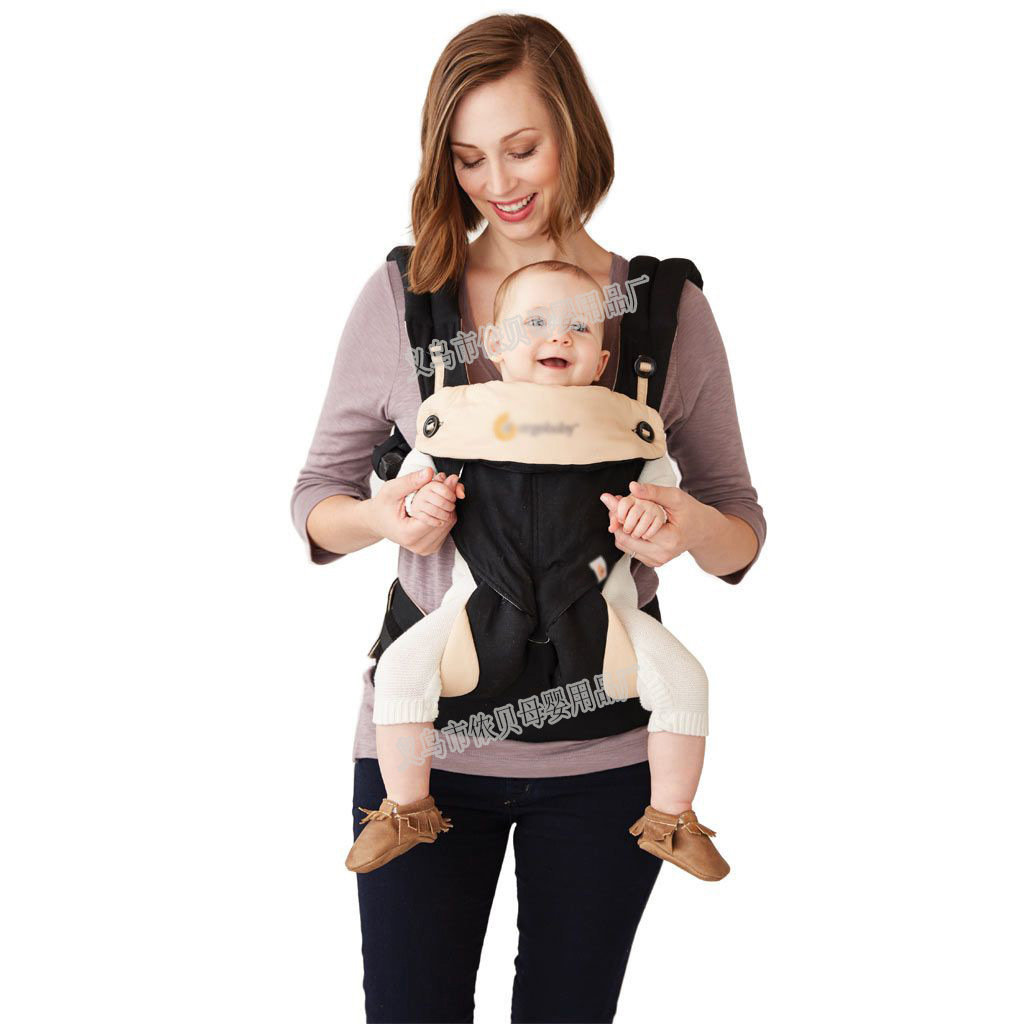 多功能前抱式婴儿背带360纯棉双肩抱婴带0-36月2016新款一件代发